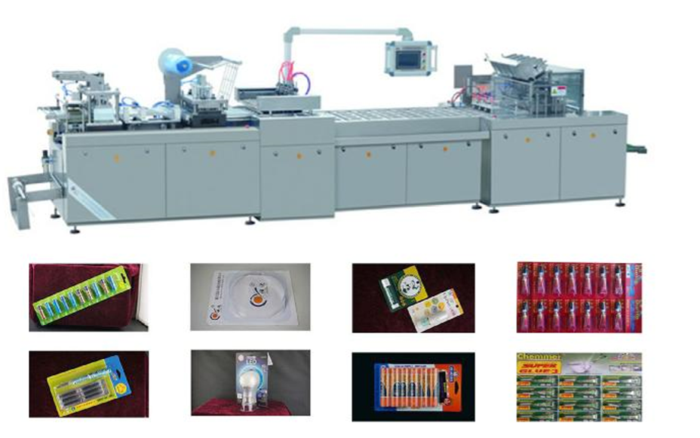 Automatic paper-plastic packaging machine